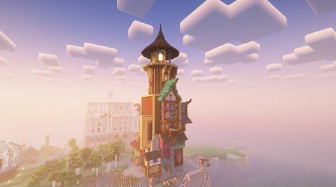 I Finish Building My Create Mod Lighthouse!